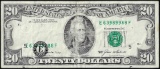 1985 $20 Federal Reserve Note Misaligned Overprint ERROR