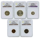 1939 (5) Coin Proof Set NGC Graded