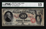 1875 $20 Legal Tender Note Fr.128 PMG Choice Fine 15