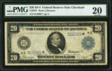 1914 $20 Federal Reserve STAR Note Cleveland Fr.978* PMG Very Fine 20