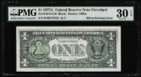 1977A $1 Federal Reserve Note Offset Printing ERROR PMG Very Fine 30EPQ