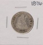 1876 Liberty Seated Quarter Coin