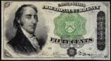 March 3, 1863 Fifty Cents Fourth Issue Fractional Currency Note