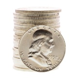 Roll of (20) Brilliant Uncirculated 1957-D Franklin Half Dollar Coins
