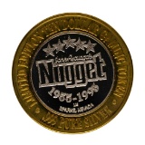 .999 Fine Silver Nugget Casino Sparks, NV $10 Limited Edition Gaming Token