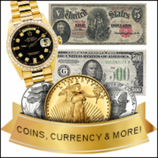 Silver & Gold Coins + Paper Money Event!