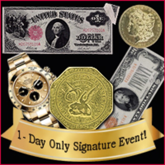 Banknotes, Artwork, Gold Coins, & More!