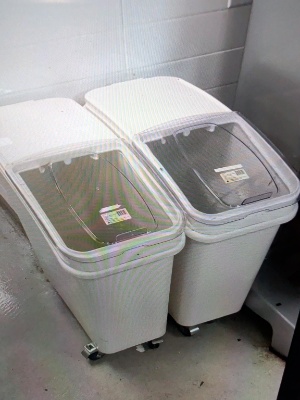 Ingredient Bins On Casters