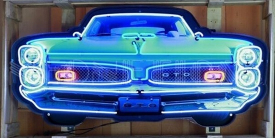 Pontiac GTO Grill Neon Sign