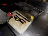 Cutting Board, (4) Knives, SS Rect. Container