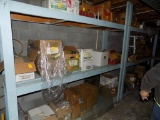 Contents of 3 Shelves - Asst Dishes, Qty of New Plates, Bows, Bags, etc