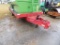 1999 Winston 10-Ton Tag-along Equip. Trlr, Red, Elec. Brakes, 18' Flat & 5'