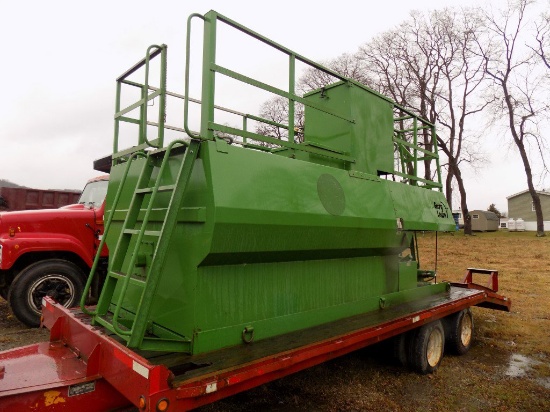 Easylawn Hydro Seeder, Skid Mtd, w/JD Dsl Eng, 280 Hrs, Super Nice