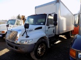 2006 IH 4300 Box Truck 26' Van body w/ Lift Gate & Swing Doors, DT466 Eng,