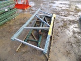 Group of Misc Pallet Rack Uprights - 4 Pcs