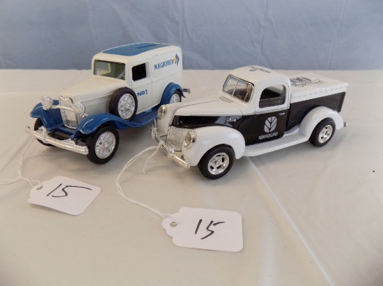 (2) 1:24  Banks (1)l 32 Ford Delivery Van Liberty Classic Lmtd Edition, (1)
