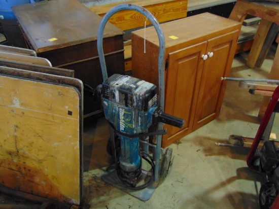 Makita Jack Hammer on Rolling Stand