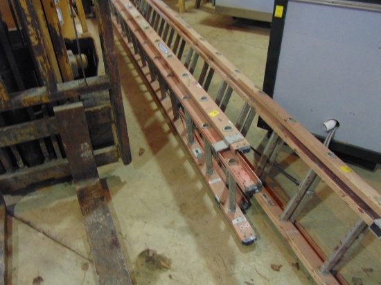 24' Werner Fiberglass Extension Ladder