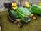 JD X300 Lawn Tractor w/ 42'' Deck & Bagger, Hydro, 226 hrs, S/N 107943