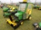 JD GX 325 Garden Tractor w/ Cab, Front Snowblower, 668 hrs, NO DECK  S/N 10