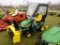 JD LA 130 Lawn Tractor w/ Deck, Blower, & Cab  S/N 056342