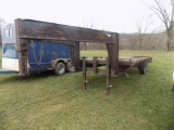 1990 Big T Gooseneck Trailer, Black, #14044