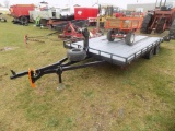 T/A Equipment Trailer, Black