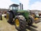 JD4455 4WD Tractor w/ Cab, Powershift Trans, Air Brakes, SCV Rear Remote, 9