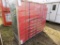New Red Tool Cabinet, 4DR/12 Drawers - Red & Big