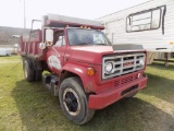 1987 GMC 7000 Dump Truck, Gas Eng, 5/2 Man Trans, 143,503 Miles   Vin# 1GLD