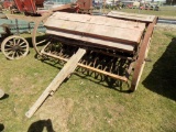 Antique Thomas Wooden Wheel Grain Drill