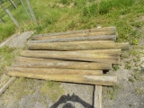 (18) 8' x 5'6'' Fence Posts .40 CCA Southern Pine Posts (18 x Bid Price)
