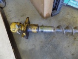 Rotoslater Hyd. Motor Auger Head w/4'' Auger w/Rock Box