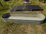 8' Low Side Galvanized Water/Feed Tub