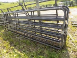 (2) New Preifert Bull Gates - 14', Gray (2 x Bid Price)