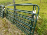 (1) New Priefert 10' Gates - Green (1 x Bid Price)