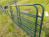 (2) New Priefert 8' Green Gate (2 x Bid Price) DINGED FROM SHIPPING
