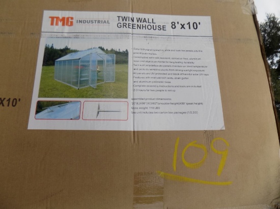 TMG 8 x 10 Twin Wall Green House - NIB - 2 Boxes