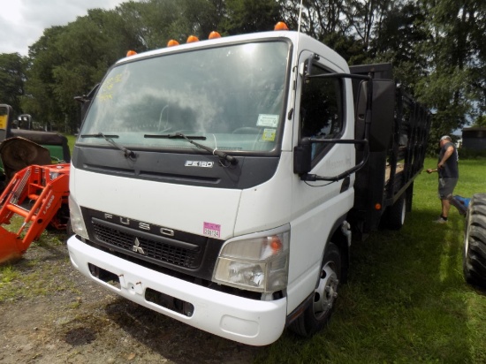 2008 Mitsubishi Fuso 85D FE160, 16' Stake Body, Dual Wheels, DSL Engine, Au