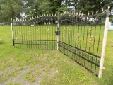 New 20' Entrance Iron Gates - 2 Pieces