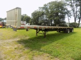 2000 Dorsey 48' x 102'' Aluminum Combo Flatbed Semi Trailer Spread Axle & D