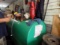 225 Gallon Oil Tank Green w/ Hand Pump - Real Nice