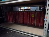 (25) 1997 Mopar Repair Manuals Bottom Shelf - Red