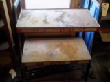 3 Shelf Antique Battery Display Shelf