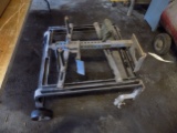 Rolling Engine Cradle/Stand & Part of Stout Compressor