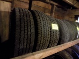 (5) 215-75-25 Studded Snow Tire & New Firestone 205-60-15 Tires