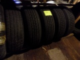 (5) 205-75-14 Tires - Mtd on 5 Lug Steel Rim