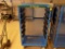 Blue Rolling ESD Approved Open Front Tray Cart