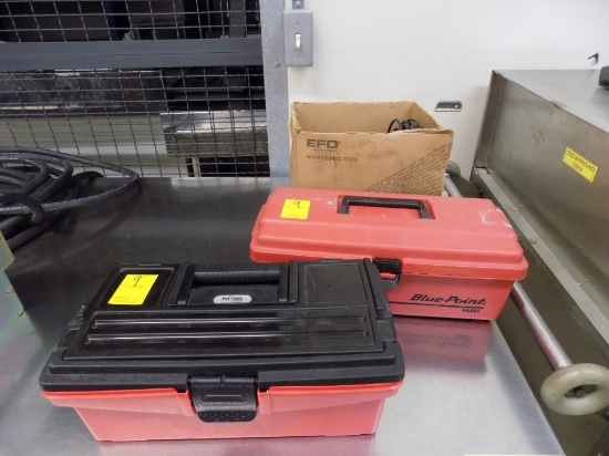 (2) Tool Boxes, Some Contents & Adapters