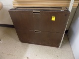Wooden Lateral Filing Cabinet 2 Drawer
